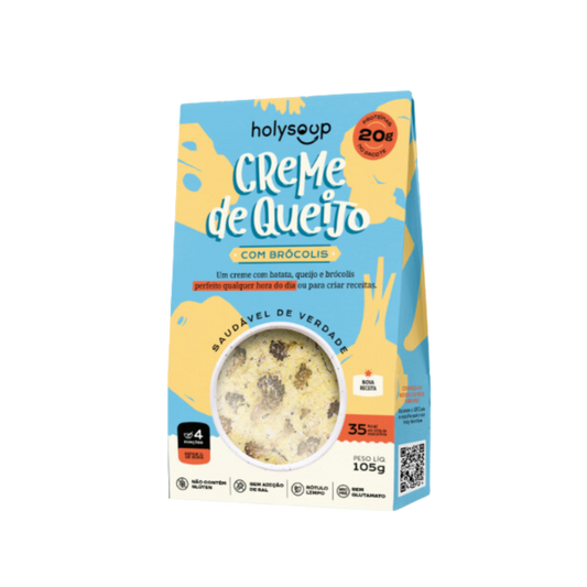 Creme de Queijo com Brócolis